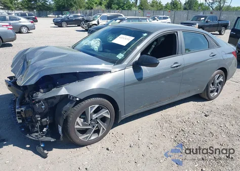 2025 Hyundai Elantra Sel Sport из США, поврежденный, VIN KMHLM4DG2SU876494